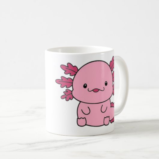 Axolotl Cutes Tasse (VorderseiteRechts)