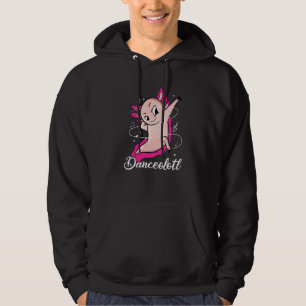 Axolotl Dancing Danceolotl Amphibien Tänzerin Frau Hoodie