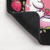Axolotl Drink Japanese Strawberry Milk Mousepad (Ecke)