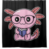Axolotl Duschvorhang (Vorderseite)