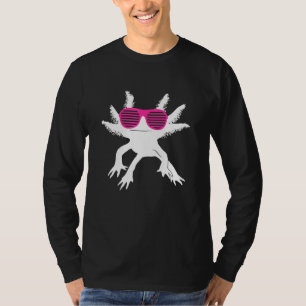 Axolotl Eat Sleep Funny Retro mexikanischer Salama T-Shirt