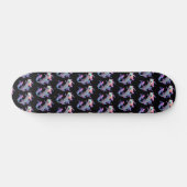 Axolotl farblich skateboard (Horizontal)