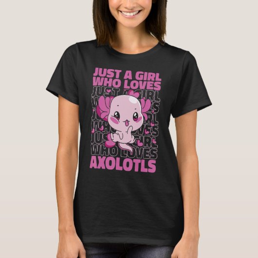 Axolotl-Fisch T-Shirt (Vorderseite)