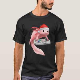 Axolotl Fish Play Video Game Men Boy Kid Funny T-Shirt