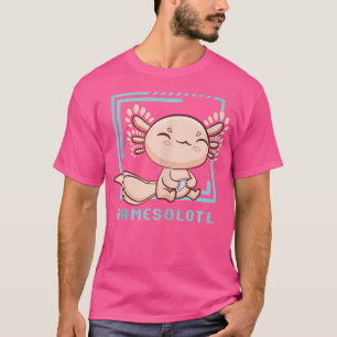 Axolotl Fish Playing Video Games Lizard Gamesolotl T-Shirt