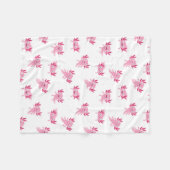 Axolotl Fleece Blanke (Vorderseite (Horizontal))