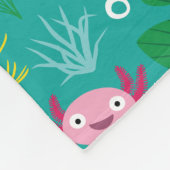 Axolotl Fleece Blanket (Ecke)