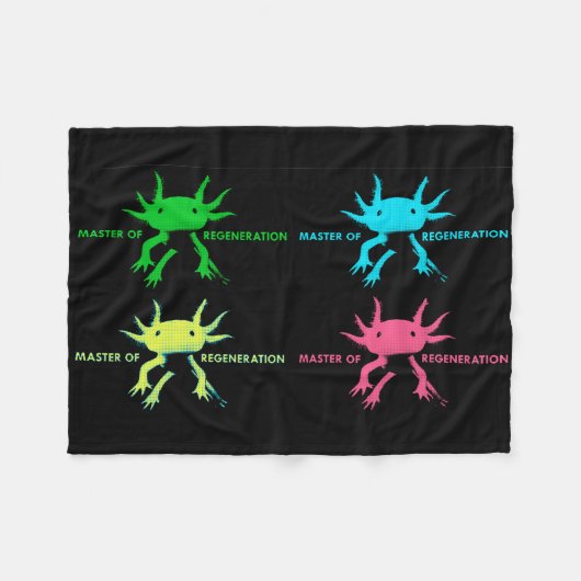 axolotl fleecedecke (Vorderseite (Horizontal))