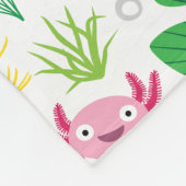 Axolotl Fleecedecke (Ecke)