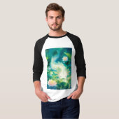 Axolotl Floral Oasis T-Shirt (Vorne ganz)