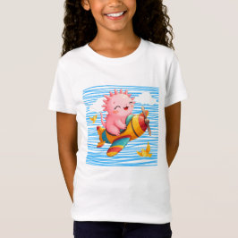 Axolotl Flugzeug T-Shirt