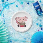 Axolotl Food Ramen Japanese Food Kawaii Animals Po Pappteller (Party)