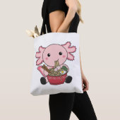 Axolotl Food Ramen Japanese Food Kawaii Animals Po Tasche (Von Nahem)