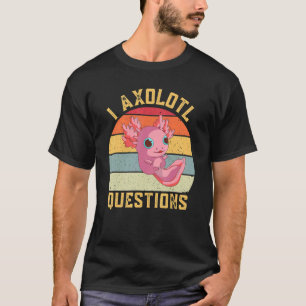 Axolotl Fragen Axolotl Retro Vintage Kinder T-Shirt