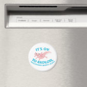 Axolotl Fragen über Jesus süß christlich Magnet (In Situ (Geschirrspüler))