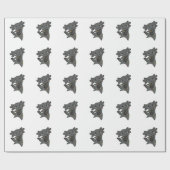 Axolotl Frohe Weihnachts Wintertiere Axolotls Geschenkpapier (Flach)