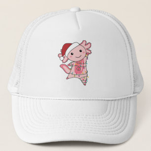 Axolotl Frohe Weihnachts Wintertiere Axolotls Truckerkappe
