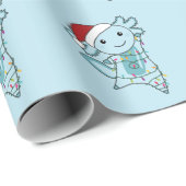 Axolotl Frohe Weihnachts Wintertiere Axolotls Wr Geschenkpapier (Rolleneckpunkt)