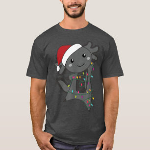 Axolotl Frohe Weihnachtsgebäck Lights Sweet Animal T-Shirt