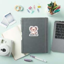Axolotl Fun Vinyl Sticker