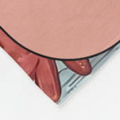 Axolotl Funny Unique Print Fleecedecke (Ecke)