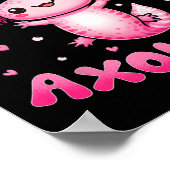 Axolotl für Mädchen nur ein Mädchen, das Axolotale Poster (Ecke)