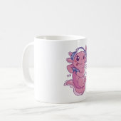 Axolotl Gamer Challenge Blast Kaffeetasse (Vorderseite Links)