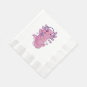 Axolotl Gamer Challenge Blast Serviette (Ecke)