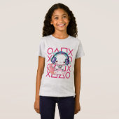 Axolotl Gamer - Gamer Girl T-Shirt (Vorne ganz)