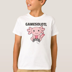 Axolotl Gamesolotl Niedlicher Tiere für Gamer T-Shirt