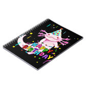 Axolotl Geburtstag Notizblock (Linke Seite)