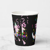 Axolotl Geburtstag Pappbecher (Links)