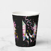 Axolotl Geburtstag Pappbecher (Rechts)