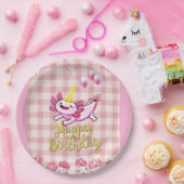 Axolotl Geburtstag Pappteller (Party)