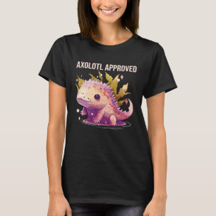 Axolotl genehmigte Amphibienfisch T-Shirt