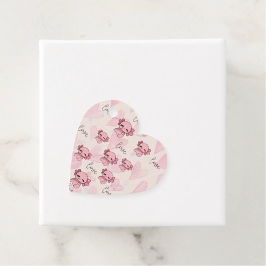 Axolotl Geschenkanhänger (Beispiel)