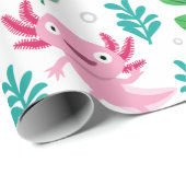 Axolotl Geschenkpapier (Rolleneckpunkt)