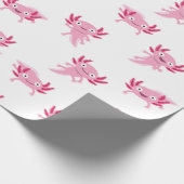 Axolotl Geschenkpapier (Ecke)