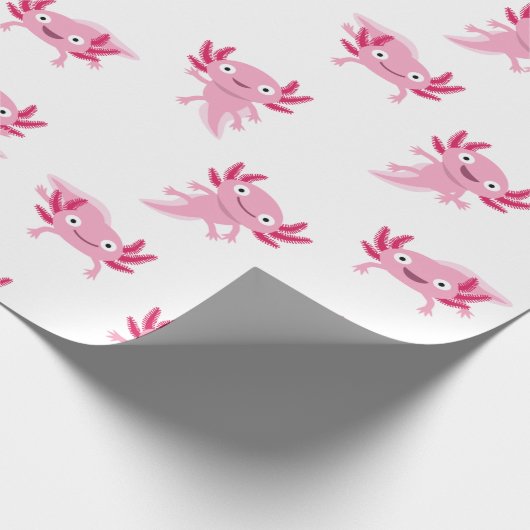 Axolotl Geschenkpapier (Ecke)