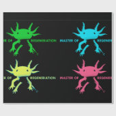 axolotl geschenkpapier (Flach)