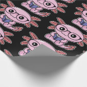 Axolotl Geschenkpapier (Ecke)