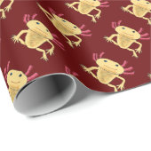 Axolotl Geschenkpapier (Rolleneckpunkt)