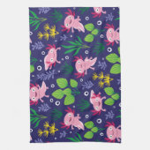 Axolotl Geschirrtuch (Vertikal)