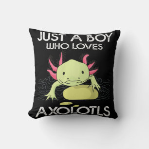 Axolotl Gift Anime Japanisch nur ein Junge, der ei Kissen