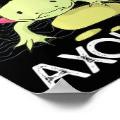 Axolotl Gift Anime Japanisch nur ein Junge, der ei Poster (Ecke)