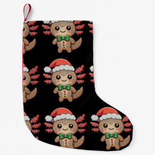 Axolotl Gingerbrot WeihnachtsWeihnachtsWeihnachtsl Kleiner Weihnachtsstrumpf