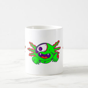 axolotl halloween animal zombie creepie kaffeetasse