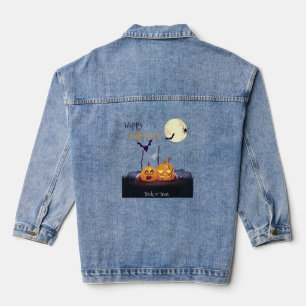 Axolotl Halloween-Kostüm Frohes Halloween Jeansjacke