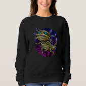 Axolotl Halloween Mummy All Hallows Eve Costume Sweatshirt (Vorderseite)