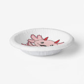 Axolotl Halloween Niedlich Devil Kids Hexen Kostüm Pappteller (Gewinkelt)